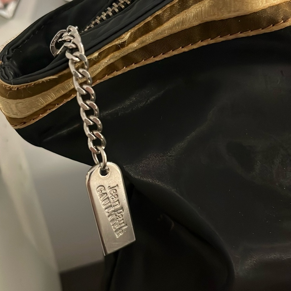 Vintage Jean Paul Gaultier Nylon Tote Bag and Matching Pouch - Picture 2 of 10